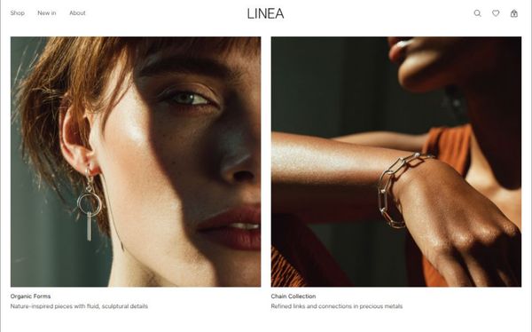 Linea Jewelry Showcase